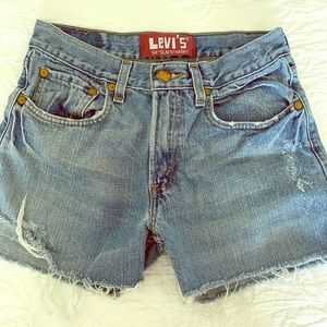 Levi cut off jeans shorts! Never worn